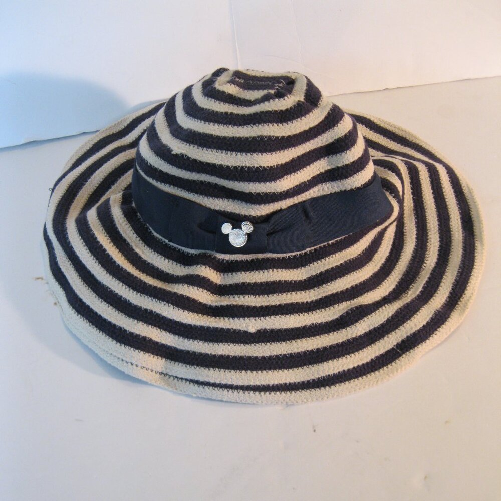 Disney Parks Navy/White stripe Women's Sun Hat